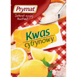 PRYMAT KWAS CYTRYNOWY 20G