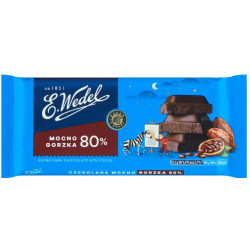 WEDEL CZEKOLADA 80G MOCNO...