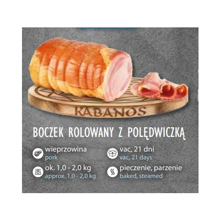 Boczek rolowany z polędwiczką / KABANOS