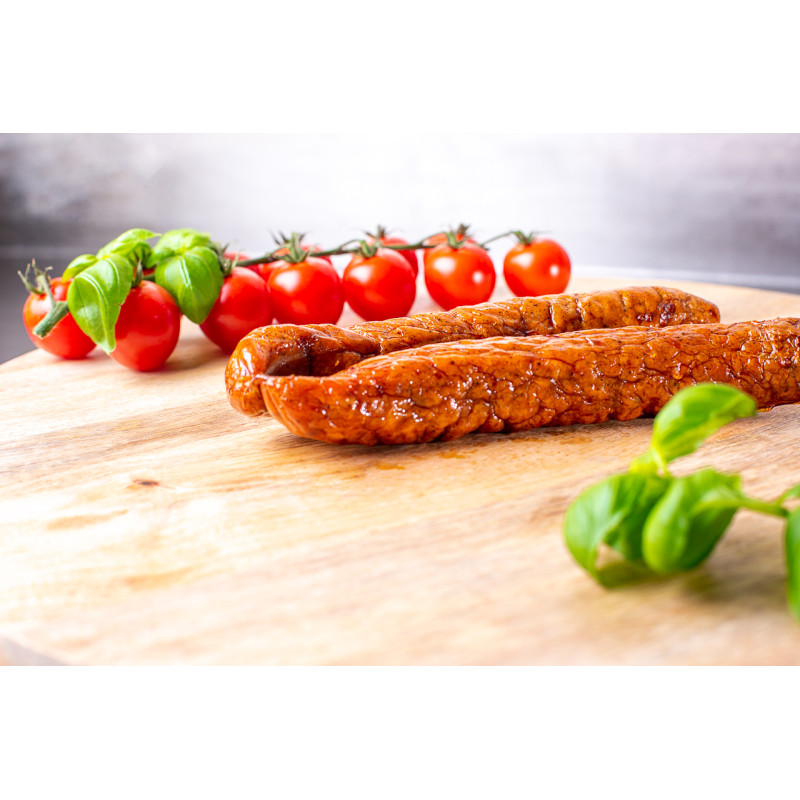 KIEŁBASA WĘDZONA Z ŁOSOSIA