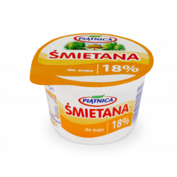 PIĄTNICA Śmietana 18% 200g