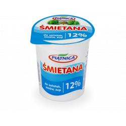 PIĄTNICA Śmietana 12% 400g