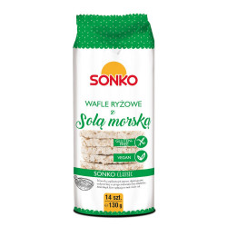 WAFLE RYŻOWE 130G Z SOLĄ...