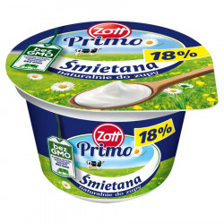 ŚMIETANA PRIMO 18% 180G ZOTT