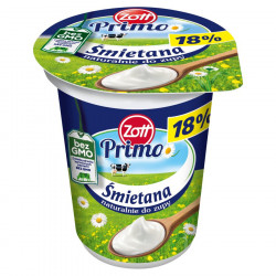 ŚMIETANA PRIMO 18% 330G  ZOTT