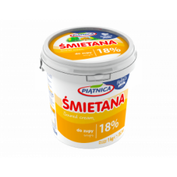 PIĄTNICA Śmietana 18% 1l