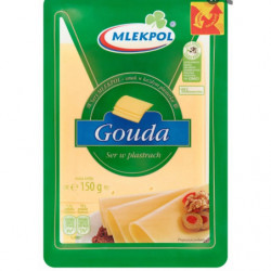 SER PLASTRY GOUDA 150G MLEKPOL