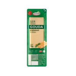 SER PLASTRY GOUDA 1KG MLEKPOL