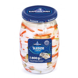 NAVI ŚLEDZIE Z BECZKI 800G